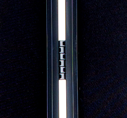 静科 SSP 自立式吸音パネル SDM-900（900×900mm）：パネル連結部の蝶番のアップ｜メーカー公式写真