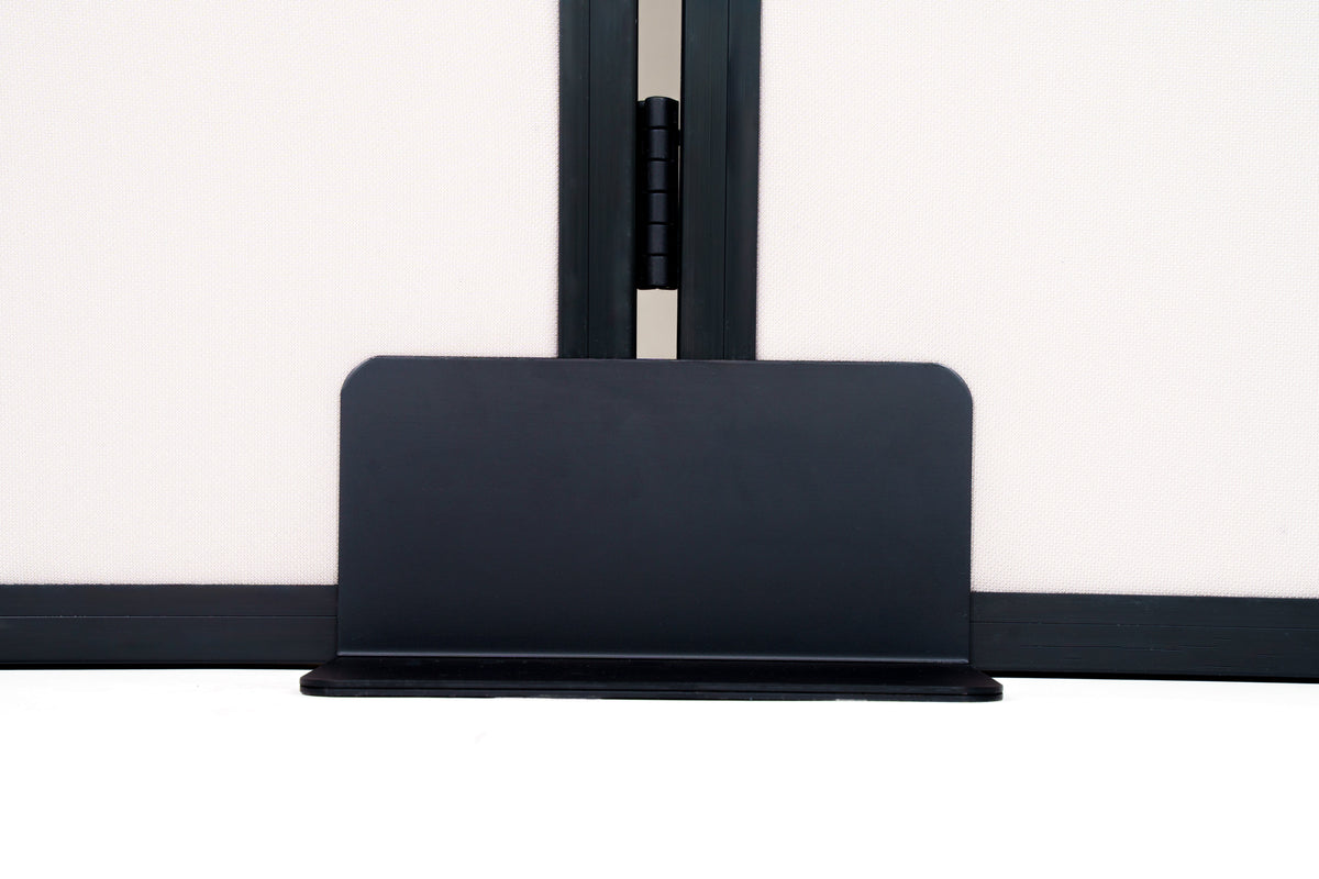 静科 SSP 自立式吸音パネル SDM-1800（1800×900mm）：T字型固定脚の取付部アップ｜メーカー公式写真